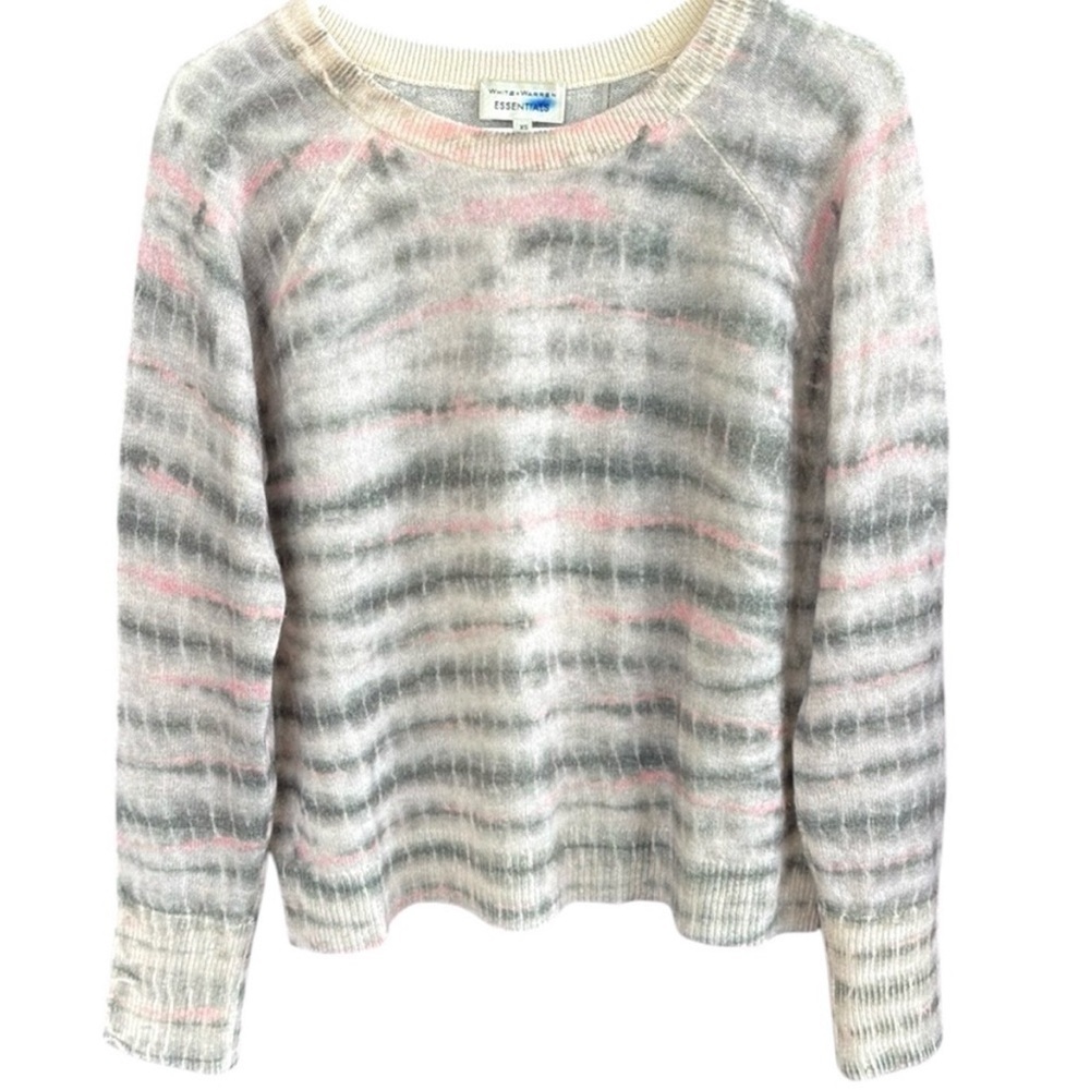 EUC White + Warren 100% Cashmere Sweater Generous Size XS